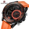 NAVIFORCE - relógio esportivo militar - Quartzo - LCD - luminoso - à prova d'água