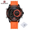 NAVIFORCE - relógio esportivo militar - Quartzo - LCD - luminoso - à prova d'água