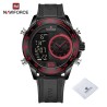 NAVIFORCE - relógio esportivo militar - Quartzo - LCD - luminoso - à prova d'água