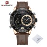 NAVIFORCE - relógio esportivo militar - Quartzo - LCD - luminoso - à prova d'água
