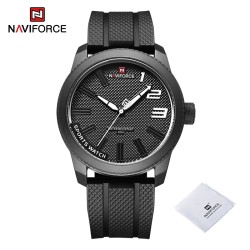 NAVIFORCE - relógio esportivo de quartzo - à prova d'água - pulseira de silicone - à prova d'água