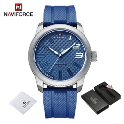 NAVIFORCE - relógio esportivo de quartzo - à prova d'água - pulseira de silicone - à prova d'água