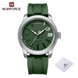 NAVIFORCE - relógio esportivo de quartzo - à prova d'água - pulseira de silicone - à prova d'água