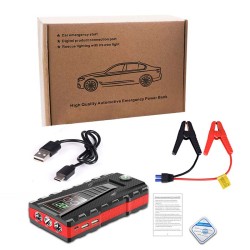 Acionador de partida portátil para carro - banco de potência - 12V - 22000mAh