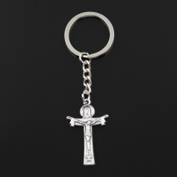Jesus na cruz - chaveiro de metal
