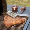 Churrasco - ferro de marcar o nome da carne com letras mutáveis