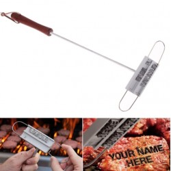 Churrasco - ferro de marcar o nome da carne com letras mutáveis