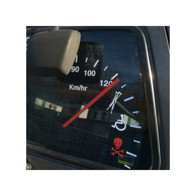 Speedometer - vinyl car stickerStickers