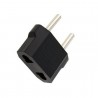 US flat plug to EU round plug - adapter - travel plugPlugs