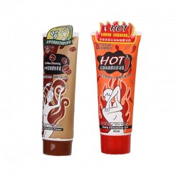 Hot chili / cafeína - gel emagrecedor / anticelulite / queima de gordura - creme - 85 ml - 2 peças