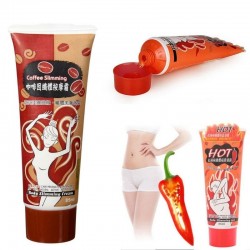 Hot chili / cafeína - gel emagrecedor / anticelulite / queima de gordura - creme - 85 ml - 2 peças