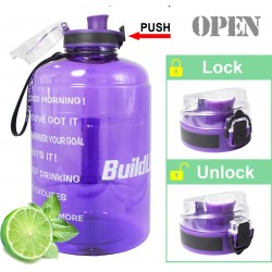 Garrafa de água - com marcações de tempo - motivação para beber água - rede filtrante - infusão de frutas - sem BPA