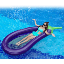 Berinjela inflável - flutuador de piscina