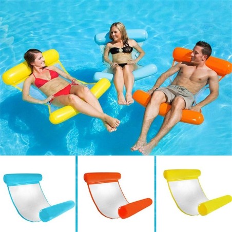 Rede inflável para piscina flutuante