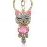 Crystal cat - keychainKeyrings