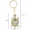 Tartaruga de cristal - chaveiro