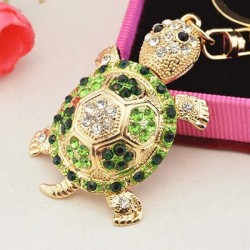 Tartaruga de cristal - chaveiro