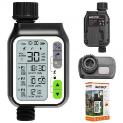 Sensor de chuva - temporizador de irrigação - aspersor de jardim eletrônico / automático - tela LCD