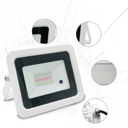 Holofote LED RGB - refletor exterior - controle remoto - à prova d'água - 220V / 110V - 20W - 30W - 50W - 100W