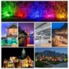 Holofote LED RGB - refletor exterior - controle remoto - à prova d'água - 220V / 110V - 20W - 30W - 50W - 100W