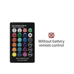 Holofote LED RGB - refletor exterior - controle remoto - à prova d'água - 220V / 110V - 20W - 30W - 50W - 100W