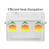 Holofote LED RGB - refletor exterior - controle remoto - à prova d'água - 220V / 110V - 20W - 30W - 50W - 100W