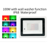 Holofote LED RGB - refletor exterior - controle remoto - à prova d'água - 220V / 110V - 20W - 30W - 50W - 100W