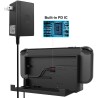 Adaptador AC ABS 2.4A - carregador para Nintendo Switch NS - ficha UE