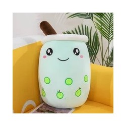 Brinquedo em forma de xícara de chá com bolhas - travesseiro de pelúcia