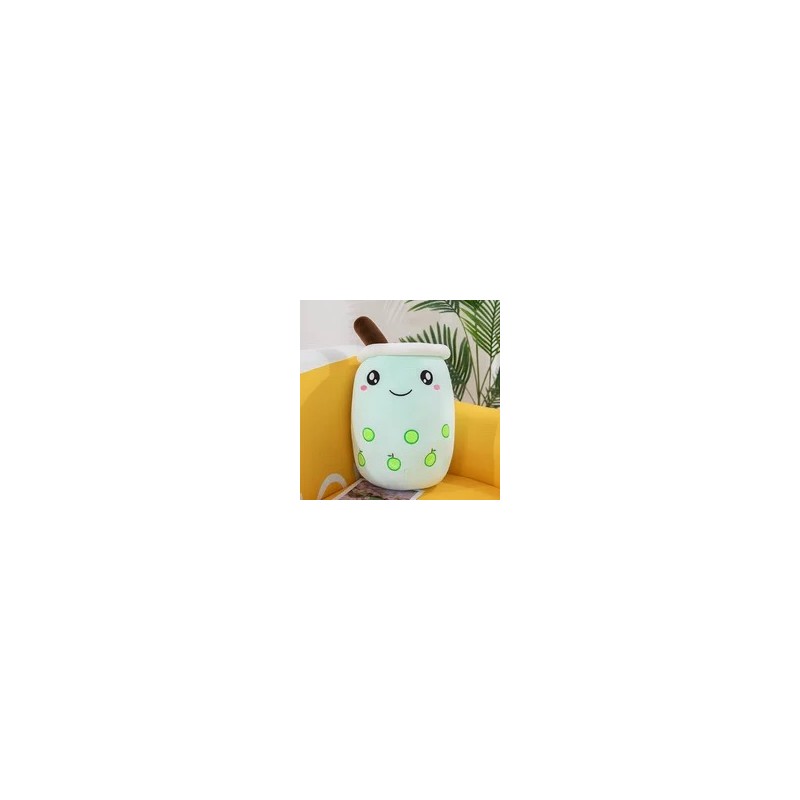 Brinquedo em forma de xícara de chá com bolhas - travesseiro de pelúcia