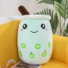Brinquedo em forma de xícara de chá com bolhas - travesseiro de pelúcia