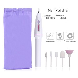 Lima de unhas elétrica profissional - caneta 5 em 1 - manicure / pedicure