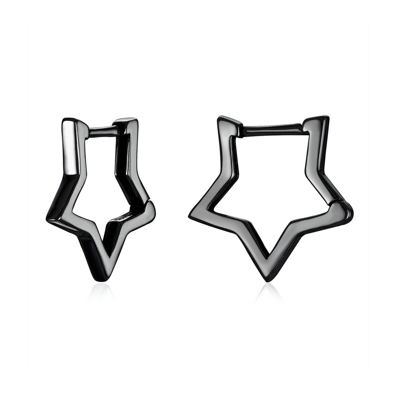 Star shaped earrings - 925 sterling silverEarrings Star shaped earrings - 925 sterling silverEarrings