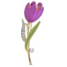 Broche em forma de flores - rosas/tulipas