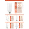Luz com efeito de chama de fogo - lâmpada LED