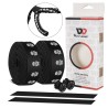 Fita refletiva para guidão de bicicleta - antiderrapante - com protetores de barra