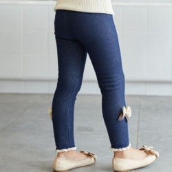 Thick / warm leggings - with decorative bowClothing