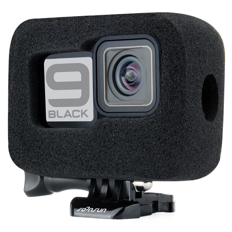 Capa de espuma para pára-brisa - à prova de vento / redução de ruído - para câmeras GoPro Hero