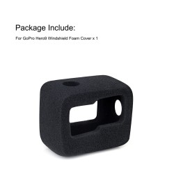 Capa de espuma para pára-brisa - à prova de vento / redução de ruído - para câmeras GoPro Hero
