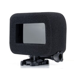 Capa de espuma para pára-brisa - à prova de vento / redução de ruído - para câmeras GoPro Hero