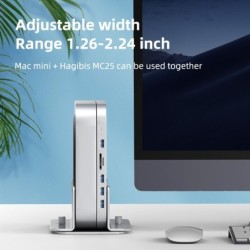 Suporte vertical para Mac Mini - antiderrapante - ajustável