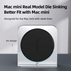 Suporte vertical para Mac Mini - antiderrapante - ajustável