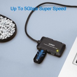 HUB de 4 portas - USB 3.0 - 5Gbps