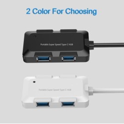 HUB de 4 portas - USB 3.0 - 5Gbps