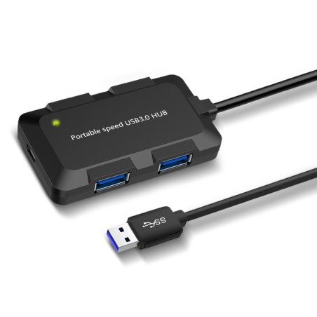 HUB de 4 portas - USB 3.0 - 5Gbps