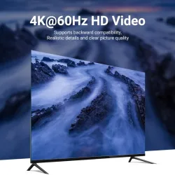 Extensor HDMI 60M - amplificador de sinal - USB 2.0 - 4K@60Hz