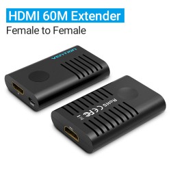 HDMI 60M extender - signal booster - USB 2.0 - 4K@60HzNetwork