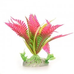 Planta de erva artificial - decoração de aquário - não tóxica