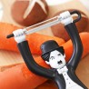 Charlie Chaplin - descascador de frutas / vegetais - aço inoxidável