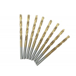 15-10mm - Brocas helicoidais revestidas de titânio HSS - conjunto de 99 peças